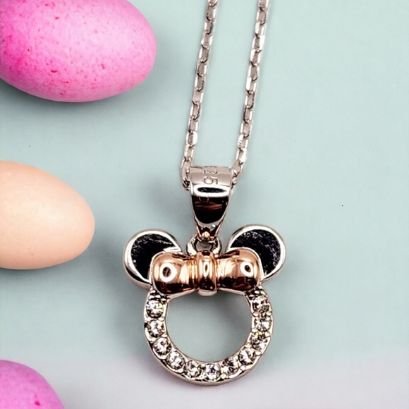 Minnie Mouse Inspired Necklace - Picture 3 of 6